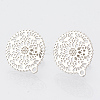 Non-Tarnish 304 Stainless Steel Stud Earring Findings STAS-S079-31B-1