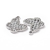 Alloy Crystal Rhinestone Pendants ALRI-H004-47P-2