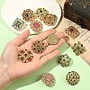 12Pcs Exquistie Rhinestone Brooch JEWB-YW0001-03-3