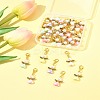 32Pcs Angel Imitation Pearl Acrylic with Alloy Pendant Decorations HJEW-FS00040-02-9