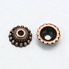 Tibetan Style Alloy Caps RLF1235Y-NF-1