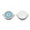 Alloy Enamel Links Connectors LS-ENAM-TAC0003-01S-06O-2