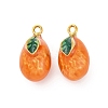 304 Stainless Steel Enamel Pendants STAS-B085-40G-03-1