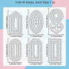 Label Theme Carbon Steel Cutting Dies Stencils DIY-WH0309-1553-6