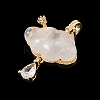 Natural Quartz Crystal Carved Pendants GG-CBA5963-03H-2
