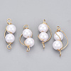 ABS Plastic Imitation Pearl Pendants KK-N235-021-2