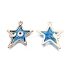Alloy Enamel Pendants LS-ENAM-F143-04B-G-1