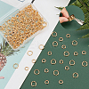 200Pcs 2 Style Brass Open Jump Rings KK-PH0002-76-2