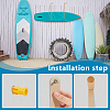 2 Bags Imitation Leather Surf Board Rack AJEW-OC0014-54-3