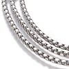 Tarnish Resistant 304 Stainless Steel Box Chains CHS-P007-32P-01-2
