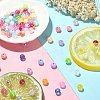 200Pcs 10 Styles Opaque Acrylic Beads MACR-CJ0001-46-5