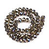 Electroplate Glass Beads Strands EGLA-A034-T8mm-B19-3
