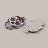 Alloy Enamel Pendants FIND-CJC0015-09N-2
