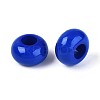 Opaque Acrylic European Large Hole Beads SACR-N019-03B-2