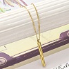 Ion Plating(IP) 304 Stainless Steel Pendant Necklace NJEW-K255-16G-3