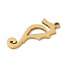 201 Stainless Steel Pendants STAS-S157-13G-2