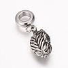 304 Stainless Steel European Dangle Charms OPDL-K001-12AS-2