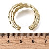 Brass Cuff Open Rings RJEW-F215-04G-4