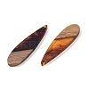 Resin & Wood Big Pendants WOOD-F015-08D-2
