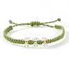 Handmade Daisy Glass Seed Bead Woven Flower Braided Bracelets CR2331-9-1