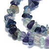 Natural Fluorite Stone Bead Strands G-R192-05-6