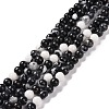 Round Natural Zebra Jasper Beads Strands G-R253-6mm-2