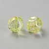 Plating Acrylic Beads OACR-WH20006-01F-2