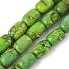 Natural Regalite/Imperial Jasper/Sea Sediment Jasper Beads Strands G-Z095-B01-2