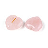 26Pcs 26 Styles Natural Rose Quartz Heart Beads G-T144-A03-4