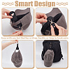 8Pcs 4 Colors Alloy Hat Clips AJEW-FG0004-44-4