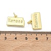 Brass Pendants KK-D229-22O-G-3