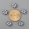 Alloy Montana Rhinestone European Beads X-CPDL-H999-17-3