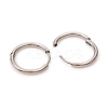 Tarnish Resistant 201 Stainless Steel Huggie Hoop Earrings LS-EJEW-L250-01J-P-3