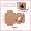 Folding Kraft Paper Cardboard Jewelry Gift Boxes LS-CON-WH0092-28-2
