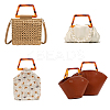 4Pcs 2 Colors Plastic Bag Handle KY-PH0001-13-4