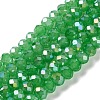 Baking Electroplate Glass Beads Strands LS-DGLA-A039-J6MM-B03-1