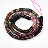 Natural Multicolor Tourmaline Beads Strands G-T140-03-1