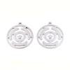 304 Stainless Steel Pendants STAS-N108-40P-1