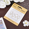 4Pcs Natural Shell Pendants KK-BBC0028-72-6