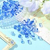 100Pcs Baking Paint Transparent Glass Beads DGLA-YW0001-35D-4