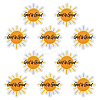 Sun with Word God is Good Polyester Clothing Patches PATC-WH0816-022-1