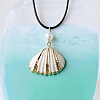 Natural Conch and Shell Pendant Necklaces YJ0466-4-1