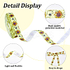 Polyester Bees Printed Grosgrain Ribbons SRIB-WH20020-018A-5