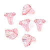 Transparent Acrylic Bead Caps OACR-G054-03H-1