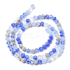 Electroplate Glass Beads Strands EGLA-D018-02E-2