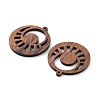 Walnut Wood Laser Cut Pendants WOOD-Q051-05J-2