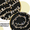 1 Roll Handmade Resin Teardrop Beaded Chains DIY-CN0003-52B-5