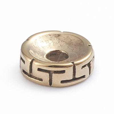 Retro Ion Plating(IP) 304 Stainless Steel Spacer Beads STAS-L243-040AG-1
