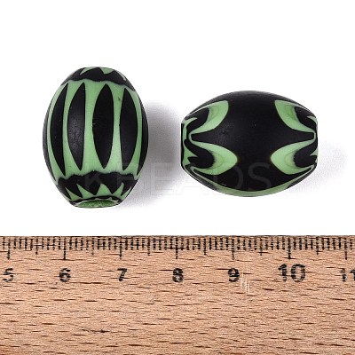 Handmade Millefiori Glass Barrel Beads LS-LA-N002-19D-1
