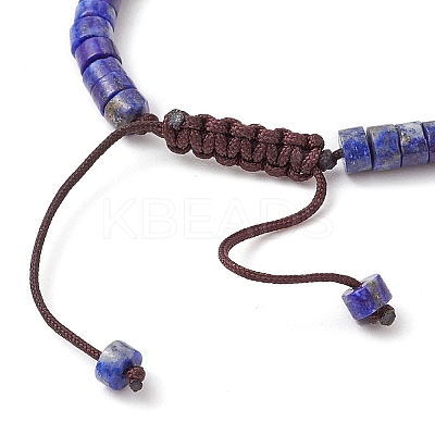 Natural Lapis Lazuli Braided Bead Bracelets BJEW-JB11114-02-1